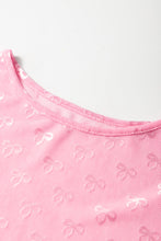 Load image into Gallery viewer, Online White Mesh Bow Pattern Long Sleeve Top

