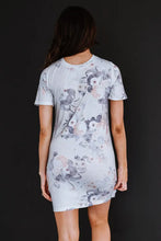 Load image into Gallery viewer, Multicolor Short Sleeve Floral Mini Dress
