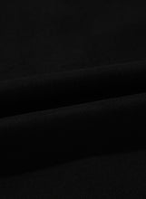 Load image into Gallery viewer, Online Black Solid Seamed Zipper Jacket and Drawstring Waist Pants Set
