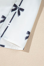 Load image into Gallery viewer, Online Black Bow Print Smocked Square Neck Ruffle Tiered Maxi Dress
