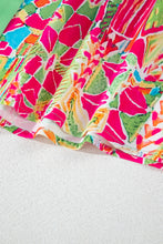 Load image into Gallery viewer, Online Orange Western Geometric Print Cuffed Shift Shirt Dress
