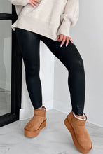 Load image into Gallery viewer, Black V Crossover High Waist Pocketed Leggings
