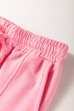 Load image into Gallery viewer, Online Sachet Pink Solid Color Patchwork Pullover Top and Cargo Pants Set
