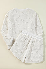 Load image into Gallery viewer, Online Lavendula Textured Leopard Fleece Loose Two Piece Lounge Set
