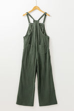 Load image into Gallery viewer, Online Jungle Green Plus Size Corduroy Pocketed Wide Leg Overall
