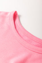 Load image into Gallery viewer, Online Sachet Pink Solid Color Patchwork Pullover Top and Cargo Pants Set
