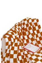 Load image into Gallery viewer, Online Chestnut Checkerboard Printed Soft Throw Blanket 120*200cm
