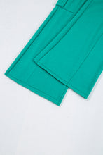 Load image into Gallery viewer, Online Sachet Pink Solid Color Patchwork Pullover Top and Cargo Pants Set
