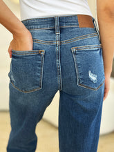 Load image into Gallery viewer, Online Judy Blue Full Size Mid Rise Distressed Raw Hem Jeans
