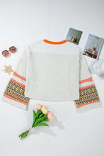 Load image into Gallery viewer, Online Apricot Western Aztec Patch Mineral Wash Loose Fit Top
