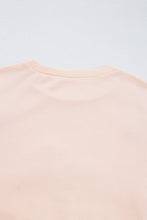 Load image into Gallery viewer, Online Light Pink Embroidered Bow Lantern Sleeve Oversized Pullover Sweatshirt
