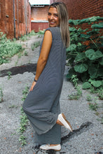 Load image into Gallery viewer, Online Black white Striped Print Buttoned Wide Leg Sleeveless Jumpsuit
