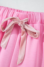 Load image into Gallery viewer, Online Bonbon Solid Color Drawstring Long Sleeve Top and Pants Set
