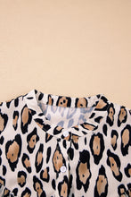 Load image into Gallery viewer, Jet Stream Oversized Leopard Print Balloon Sleeve Casual Shirt
