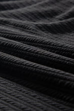 Load image into Gallery viewer, Online Black Textured Hoodie and Shorts Plus Size Two Piece Set
