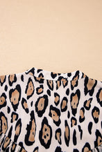 Load image into Gallery viewer, Jet Stream Oversized Leopard Print Balloon Sleeve Casual Shirt
