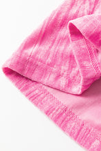Load image into Gallery viewer, Online Strawberry Pink Flounce Sleeve Tiered Ruffled Velvet Mini Dress
