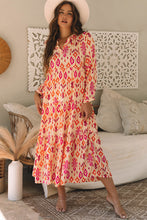 Load image into Gallery viewer, Online Black Western Abstract Geometric Printed Maxi Dress
