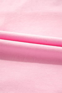 Online Pink Two Tone Half Buttons Collared T Shirt