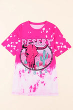 Load image into Gallery viewer, Rose Skull Graphic Print Oversized T Shirt
