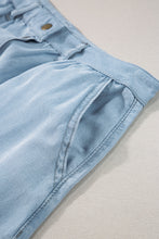 Load image into Gallery viewer, Online Dark Grey Fully Buttoned Long Denim Skirt
