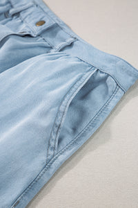 Online Dark Grey Fully Buttoned Long Denim Skirt