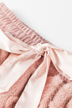 Load image into Gallery viewer, Online Lavendula Textured Leopard Fleece Loose Two Piece Lounge Set
