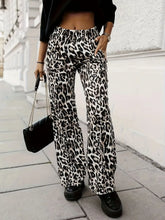 Load image into Gallery viewer, Full Size Animal Print Elastic Waist Pants
