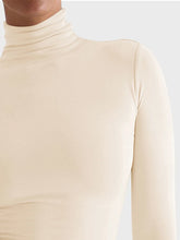 Load image into Gallery viewer, Tan Lovelet Turtleneck Long Sleeve T-Shirt
