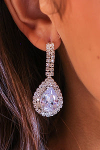 Home /
GLAMOUR GIRL SILVER DROP EARRING