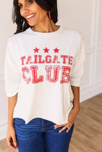 Load image into Gallery viewer, TAILGATE CLUB ON PERFECT COMPANY BOXY CROP IN WHITE
