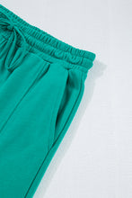 Load image into Gallery viewer, Online Sachet Pink Solid Color Patchwork Pullover Top and Cargo Pants Set
