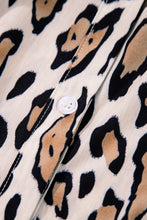 Load image into Gallery viewer, Jet Stream Oversized Leopard Print Balloon Sleeve Casual Shirt
