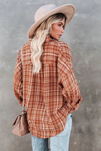 Load image into Gallery viewer, Relaxed Fit Plaid Button Shirt
