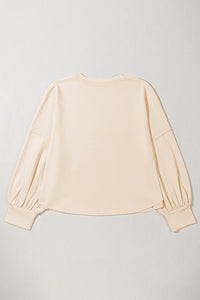 Online Beige Star Shape Studded Crew Neck Plus Size T Shirt
