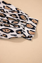 Load image into Gallery viewer, Jet Stream Oversized Leopard Print Balloon Sleeve Casual Shirt
