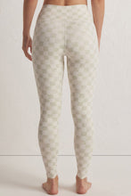 Load image into Gallery viewer, Online Khaki Checkered Pattern High Waist Skinny Leggings
