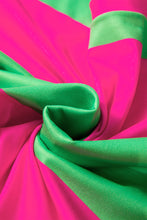 Load image into Gallery viewer, Online Green Colorblock Rounded Hem Loose T Shirt
