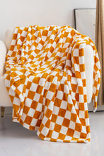 Load image into Gallery viewer, Online Chestnut Checkerboard Printed Soft Throw Blanket 120*200cm
