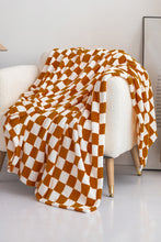 Load image into Gallery viewer, Online Chestnut Checkerboard Printed Soft Throw Blanket 120*200cm
