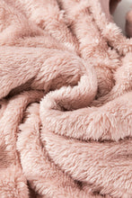 Load image into Gallery viewer, Online Lavendula Textured Leopard Fleece Loose Two Piece Lounge Set
