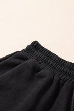 Load image into Gallery viewer, Online Black Zipper Stand Neck Top and Wide Leg Pants Set
