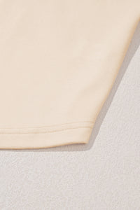 Online Beige Star Shape Studded Crew Neck Plus Size T Shirt