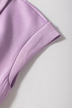 Load image into Gallery viewer, Online Orchid Bouquet Short Sleeve Zipper Collared Elastic High Waist Romper
