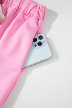 Load image into Gallery viewer, Online Bonbon Solid Color Drawstring Long Sleeve Top and Pants Set
