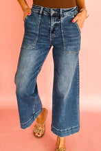 Load image into Gallery viewer, &quot;WAITLIST&quot; Ashleigh Blue Cropped High Rise Wide Leg Jeans
