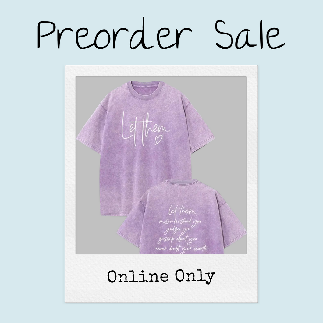 Pre Order Let Them Purple