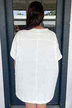 Load image into Gallery viewer, &quot;WAITLIST&quot; White Sequined Texas Graphic Plus Size T Shirt
