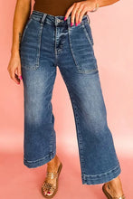 Load image into Gallery viewer, &quot;WAITLIST&quot; Ashleigh Blue Cropped High Rise Wide Leg Jeans
