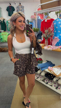Load image into Gallery viewer, Brown Leopard Print Short Set
